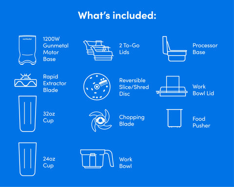 nutribullet® Ultra Plus+ 2-in-1 Compact Kitchen System